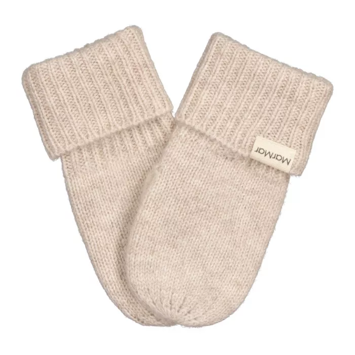 Manusi din casmir cu un deget - Alvilda Baby - Sand Melange - MarMar