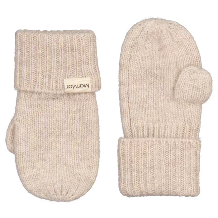 Manusi din casmir cu un deget - Alvilda Baby - Sand Melange - MarMar