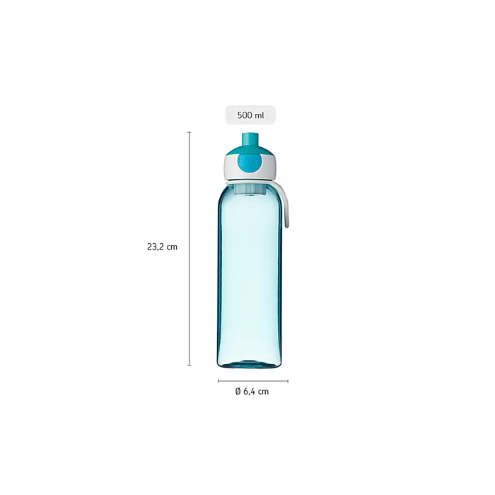 Sticla cu pop-up - 500 ml - Turquoise - Mepal