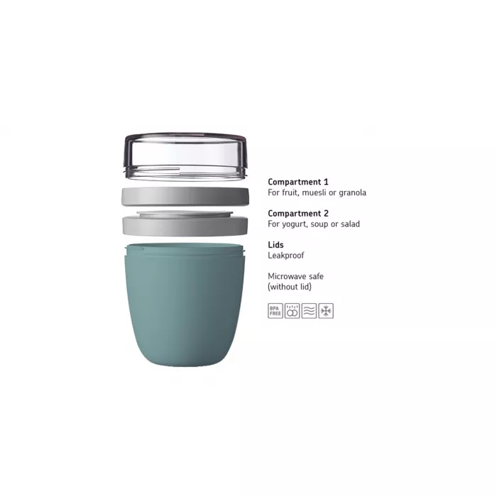 Recipient pentru pranz - 500 + 200 ml - Nordic Sage - Mepal