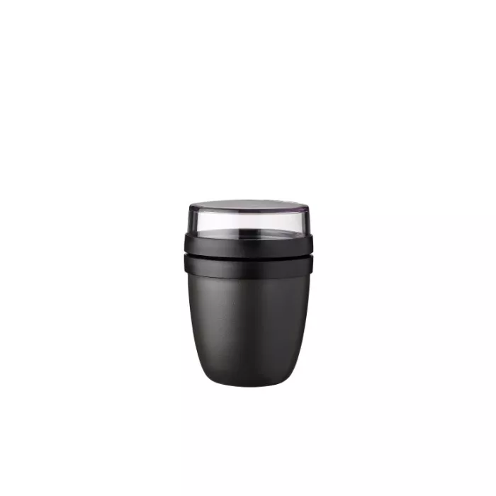 Recipient pentru pranz cu 2 compartimente separate - 300 + 120 ml - Black - Mepal