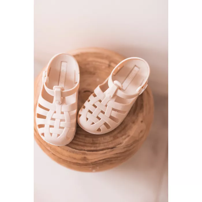 Sandale din silicon pentru copii - Coconut Milk - Mrs. Ertha