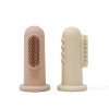 Set 2 periute de dinti degetar - Blush / Shifting Sand - Mushie Set 2 periute de dinti degetar - Blush / Shifting Sand - Mushie