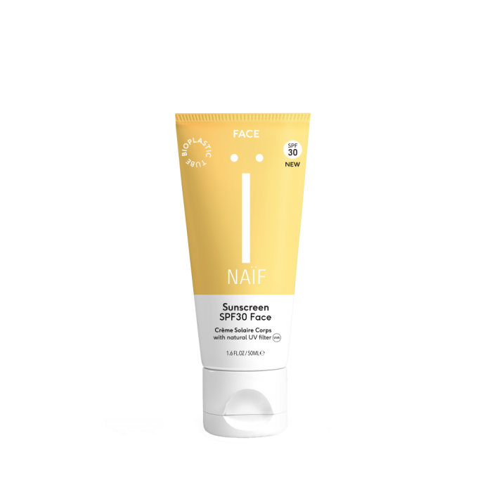 Crema pentru fata cu protectie solara SPF 30 - Adulti - Naïf Crema pentru fata cu protectie solara SPF 30 - Adulti - Naïf