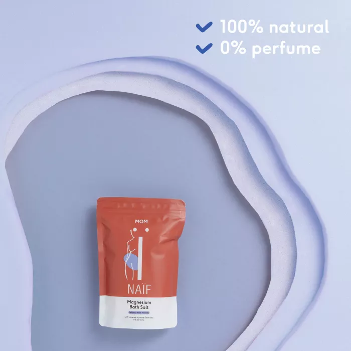 Sare de baie cu magneziu pentru femei insarcinate - 500gr - Naïf