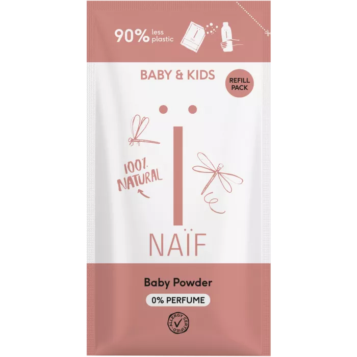 Rezerva - pudra fara parfum pentru bebelusi - 80 gr - Naïf