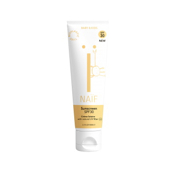 Crema cu protectie solara SPF 30 - Bebelusi si copii - Naïf Crema cu protectie solara SPF 30 - Bebelusi si copii - Naïf