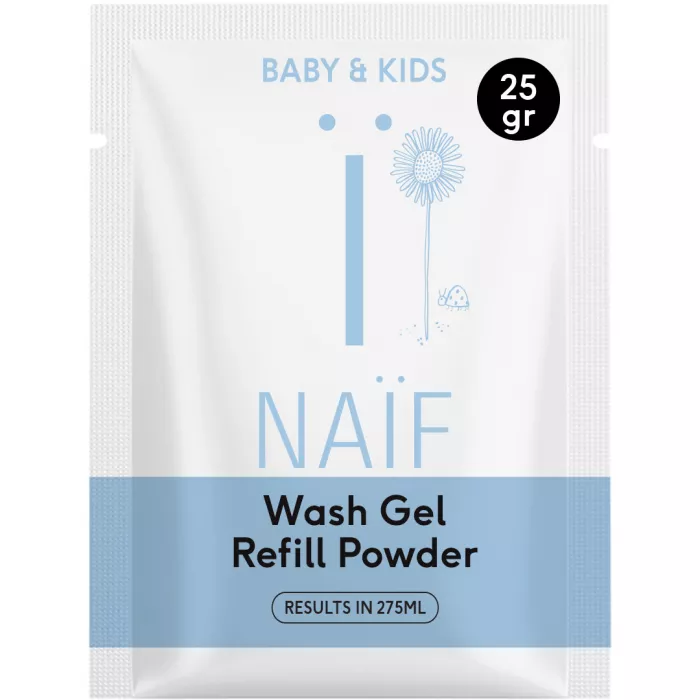 Rezerva eco tip pudra de gel de dus pentru copii - Naïf