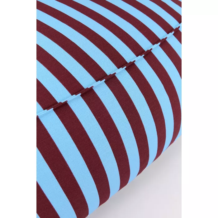 Fotoliu beanbag - ZIGGY - BURGUNDY BLUE STRIPES - Nobodinoz