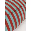 Fotoliu beanbag - ZIGGY - RED TEAL GREEN STRIPES - Nobodinoz