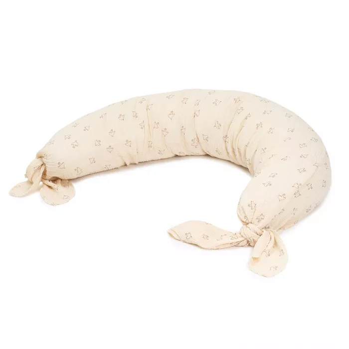 Perna pentru maternitate din muselina de bumbac organic - WABI-SABI - BROWN HOSHI BIRDS - Nobodinoz
