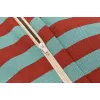 Taburet beanbag - OTTO - RED TEAL GREEN STRIPES - Nobodinoz