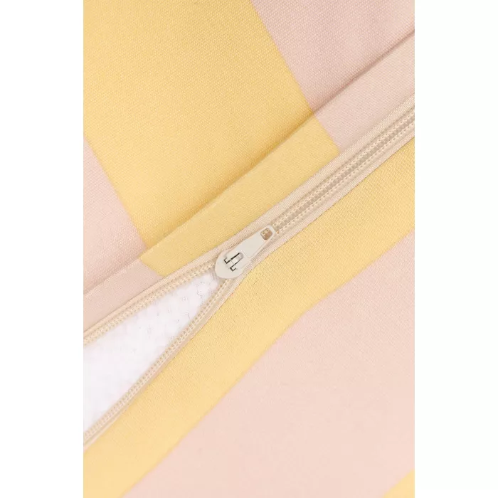 Fotoliu beanbag pentru exterior - LENNY - YELLOW AND PINK STRIPES - Nobodinoz