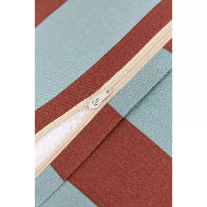 Fotoliu beanbag pentru exterior - LENNY - TOFFEE BLUE STRIPES - Nobodinoz