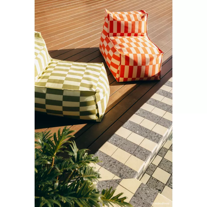 Beanbag pentru exterior - MATTEO - LIME TILES - Nobodinoz