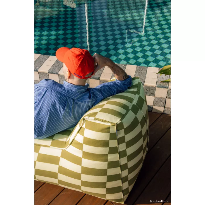 Beanbag pentru exterior - MATTEO - LIME TILES - Nobodinoz