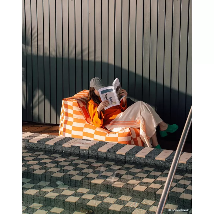Beanbag pentru exterior - MATTEO - TANGERINE TILES - Nobodinoz
