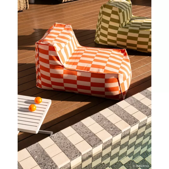 Beanbag pentru exterior - MATTEO - TANGERINE TILES - Nobodinoz
