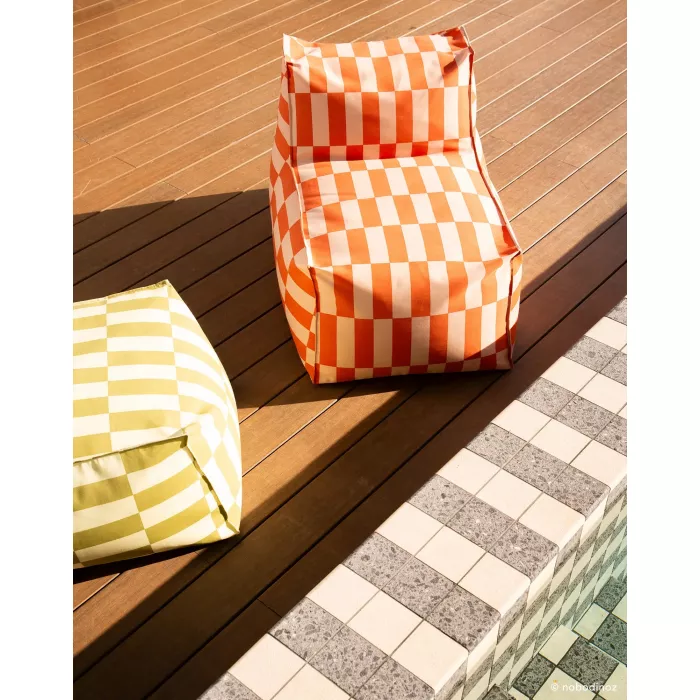 Beanbag pentru exterior - MATTEO - TANGERINE TILES - Nobodinoz