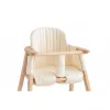 Perna husa pentru scaunul de masa din lemn din colectia Growing Green - HONEY SWEET DOTS NATURAL - Nobodinoz