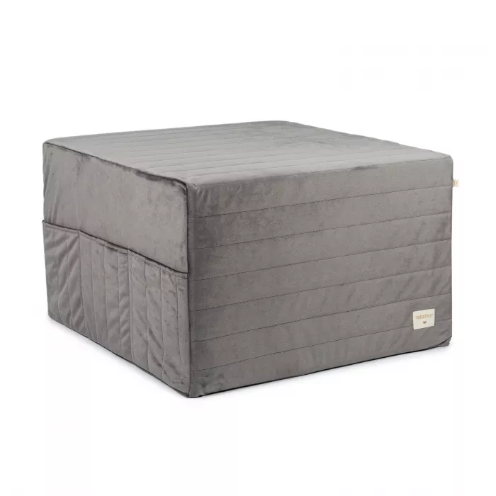 Saltea 3 in 1 - SLATE GREY VELVET - Nobodinoz