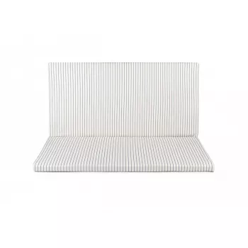Saltea pliabila din bumbac organic - Bebop - BLUE THIN STRIPES/ NATURAL - Nobodinoz Saltea pliabila din bumbac organic - Bebop - BLUE THIN STRIPES/ NATURAL - Nobodinoz