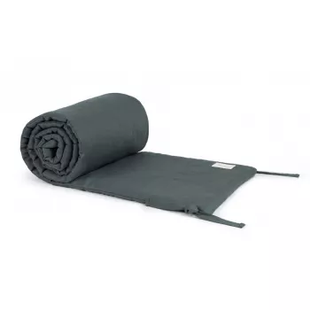 Protectie pentru patut din in ecologic - Green Blue - Nobodinoz Protectie pentru patut din in ecologic - Green Blue - Nobodinoz