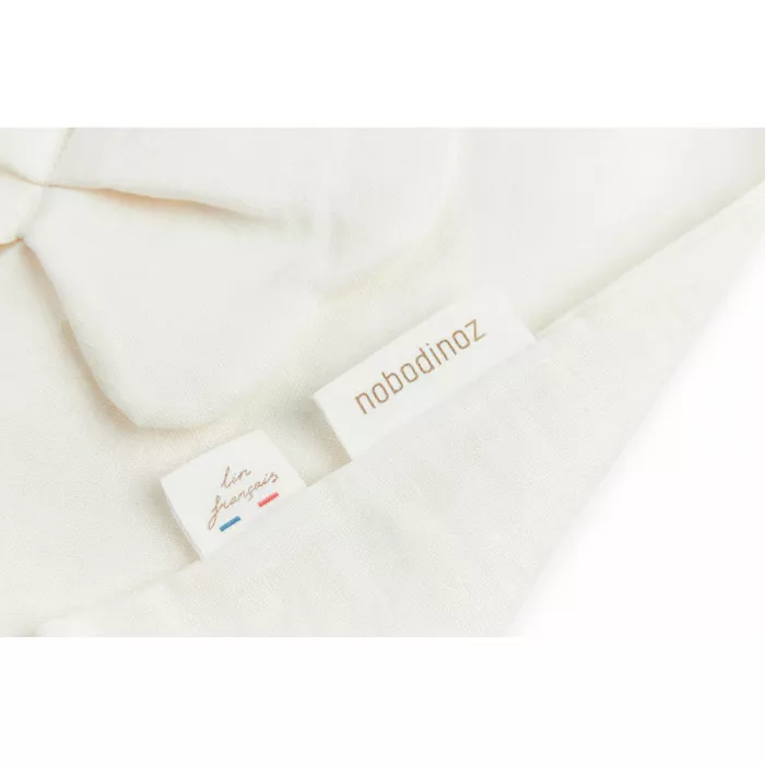 Doudou comforter din in ecologic - Fluturas - Off White - Nobodinoz