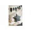 Perna decorativa din in ecologic in forma de stea - Green Blue - Nobodinoz