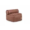 Beanbag - MAJESTIC - MARSALA TAUPE STRIPES - Nobodinoz