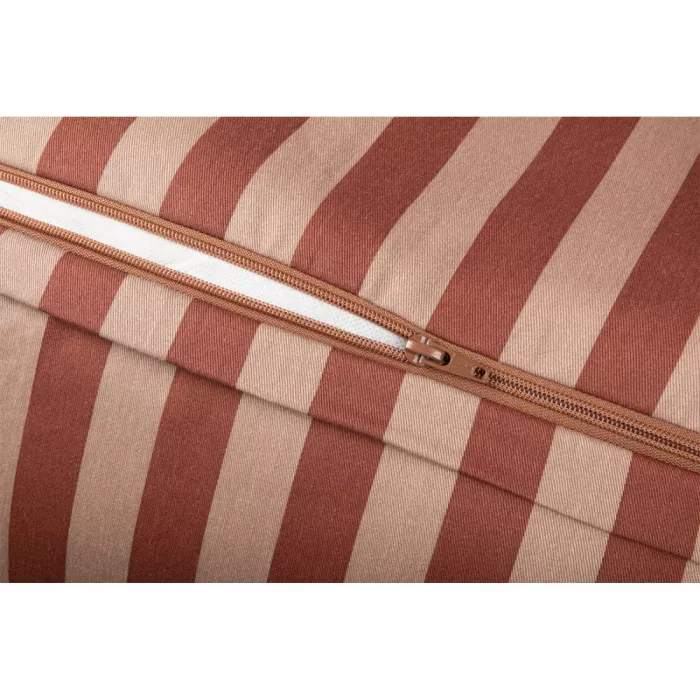 Beanbag - MAJESTIC - MARSALA TAUPE STRIPES - Nobodinoz