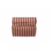 Beanbag - MAJESTIC - MARSALA TAUPE STRIPES - Nobodinoz