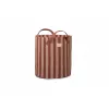 Cos de depozitare - MAJESTIC - MARSALA TAUPE STRIPES - Nobodinoz
