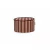 Taburet - MAJESTIC - MARSALA TAUPE STRIPES - Nobodinoz