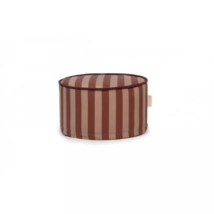 Taburet - MAJESTIC - MARSALA TAUPE STRIPES - Nobodinoz
