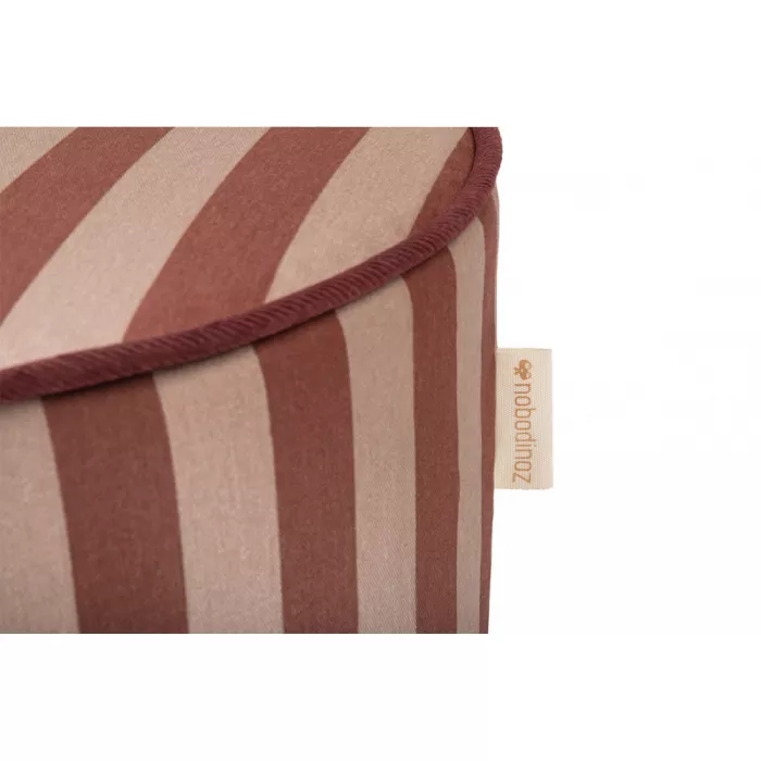 Taburet - MAJESTIC - MARSALA TAUPE STRIPES - Nobodinoz