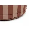 Taburet - MAJESTIC - MARSALA TAUPE STRIPES - Nobodinoz