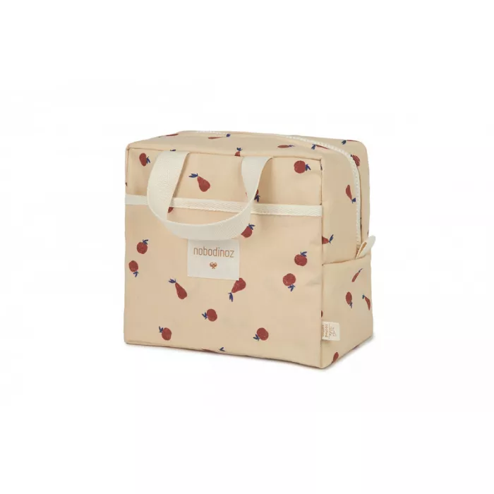Gentuta termoizolanta din bumbac organic pentru gustari - SUNSHINE - FRUITS - NOBODINOZ