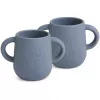 Set de 2 cani din silicon cu doua manere - Abiola - Bering sea - Nuuroo Set de 2 cani din silicon cu doua manere - Abiola - Bering sea - Nuuroo