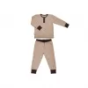 Pijama din bumbac organic pentru copii - Sara - Mixed Leaf - Nuuroo