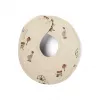 Baveta bandana din bumbac organic Ata - Creme - Circus - Nuuroo