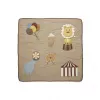 Salteluta din bumbac organic pentru joaca Alin - Light Brown - Nuuroo