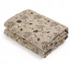 Muselina din bumbac organic Bao - set 2 bucati - Sand - Flower bee - Nuuroo