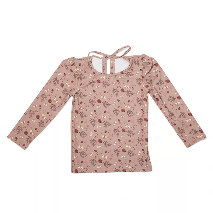 Bluza cu maneca lunga cu protectie UV 50+ - Anne - Sand Flower Bee - Nuuroo