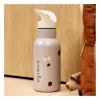 Sticla termos din otel inoxidabil Bertil - 350 ml - Flower bee - Sand - Nuuroo