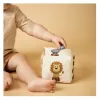 Cub soft cu activitati pentru bebelusi Jasmin - Creme - Nuuroo