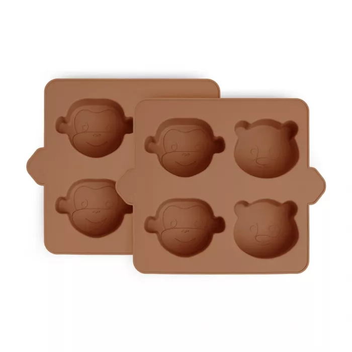 Set de 2 tavi din silicon pentru copt - Anan - Caramel Cafe - Nuuroo