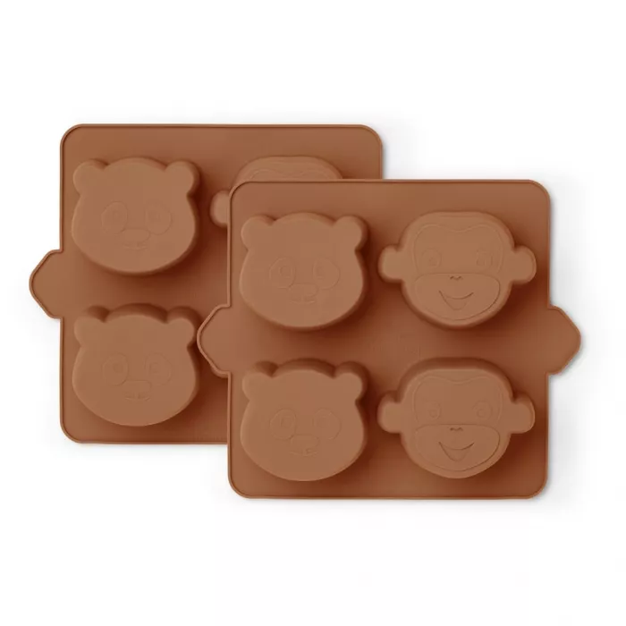 Set de 2 tavi din silicon pentru copt - Anan - Caramel Cafe - Nuuroo