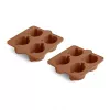 Set de 2 tavi din silicon pentru copt - Anan - Caramel Cafe - Nuuroo