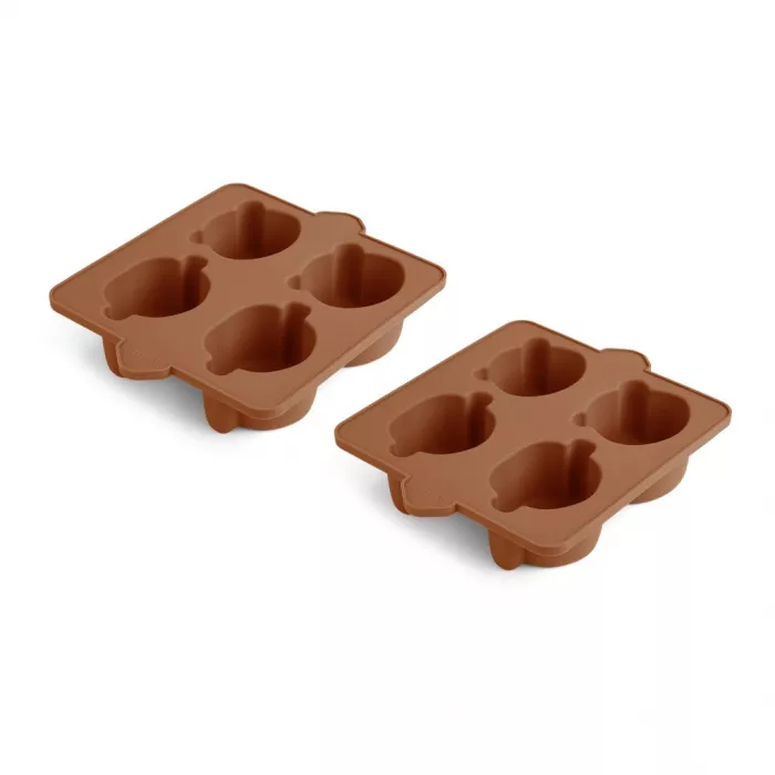 Set de 2 tavi din silicon pentru copt - Anan - Caramel Cafe - Nuuroo